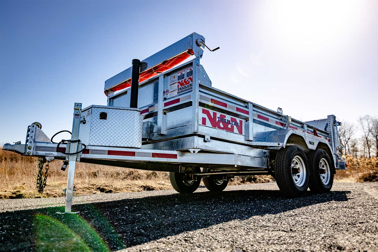 The tough dump trailer that's easy to handle   N&N Trailers